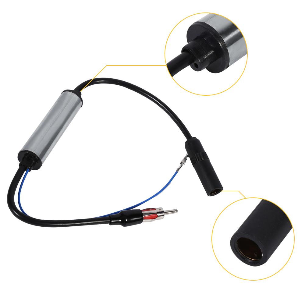 Amplifier  FM Antenna  Amplifier Car Antenna Plug Radio FM Inline  Amplifier  Extension Cable