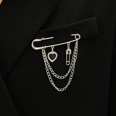 Verstellbarer Persönlichkeits-Taschenanhänger Abnehmbare Quaste Hosen-Dekorationsbrosche Knopfbefestiger Feststell-Kleiderklammer Taillen-Schnalle