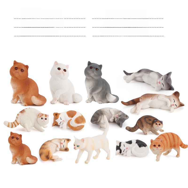 

Детский набор игрушек «Черно-белый котенок» — китайские сельские украшения в виде кошечки