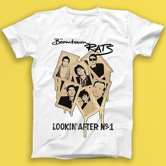The Boomtown Rats Lookin  After No. 1 Punk Rock White Color Cotton Shirt TU042 Unisex T-Shirt XXXXL