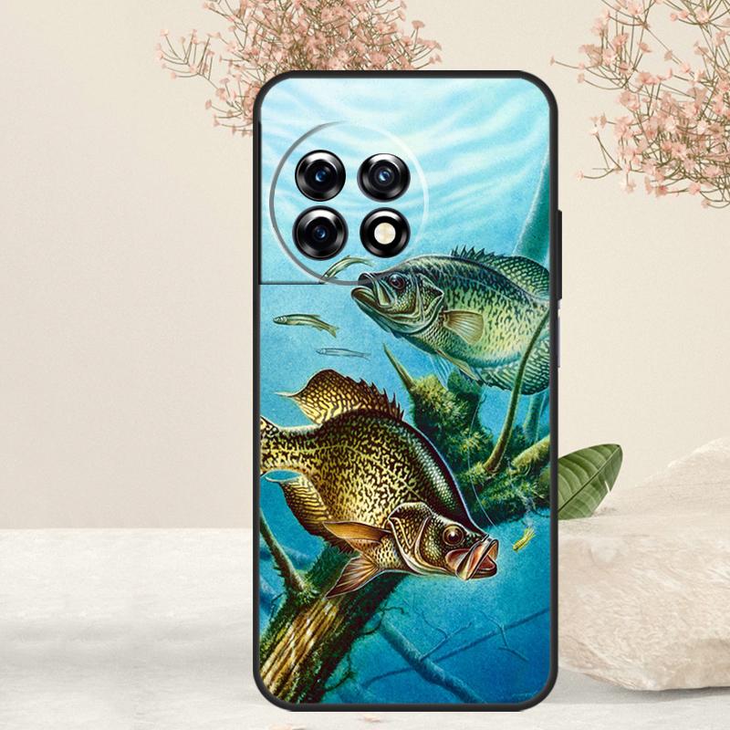 Art Fishing Lure Case For OnePlus 15 13 12 11 13T 13R 12R 15R 10T 8T 10 Pro Nord 5 CE 4 3 2 Lite N20 N30 Cover