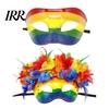 Maschera Mardi Gras in Plastica Dura Resistente per Uomo Donna, Colorata Arcobaleno Mascherata Carnevale Veneziano Festa di Ballo, Carnevale, Cosplay di Halloween