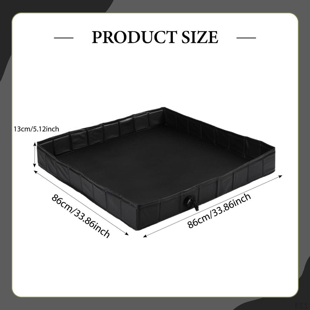 Camping Shower Base Floor Portable Foldable Pan Versatile Supplies Showers Tent Awning