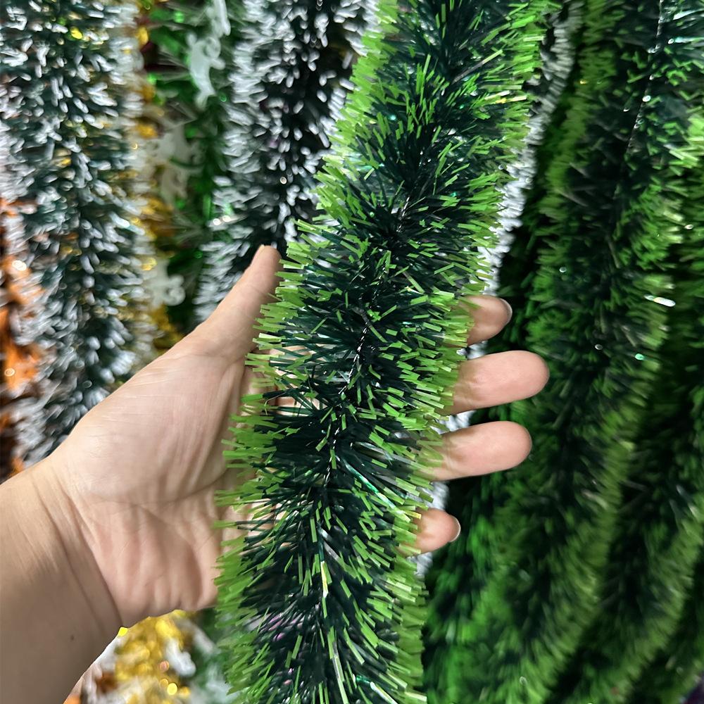 

Christmas Tree Decorations Christmas Tinsel Garland Metallic Shiny Garland for Christmas Home and Living Room Decoration long2m wide9cm