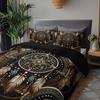 Σετ Κρεβατοσκεπάσματος Dreamcatcher Feather Tribal 3 Τεμαχίων Περιλαμβάνει Μαλακή Παπλωματοθήκη 2 Μαξιλαροθήκες Αναπνέουσα Πλένεται στο Πλυντήριο Για Όλες τις Εποχές