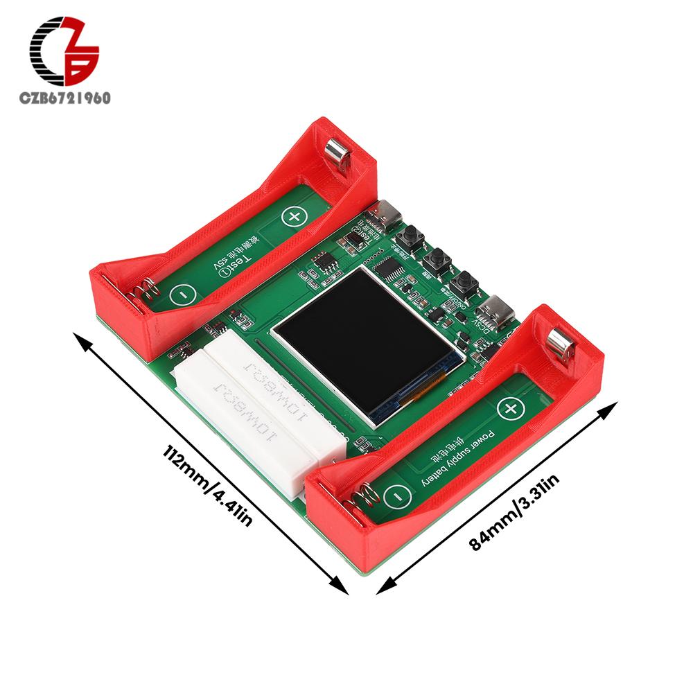 Single-Channel 21700 Battery Tester Type-C Battery Capacity Tester Electronic Load Detector Automatic Charge Discharge Detection
