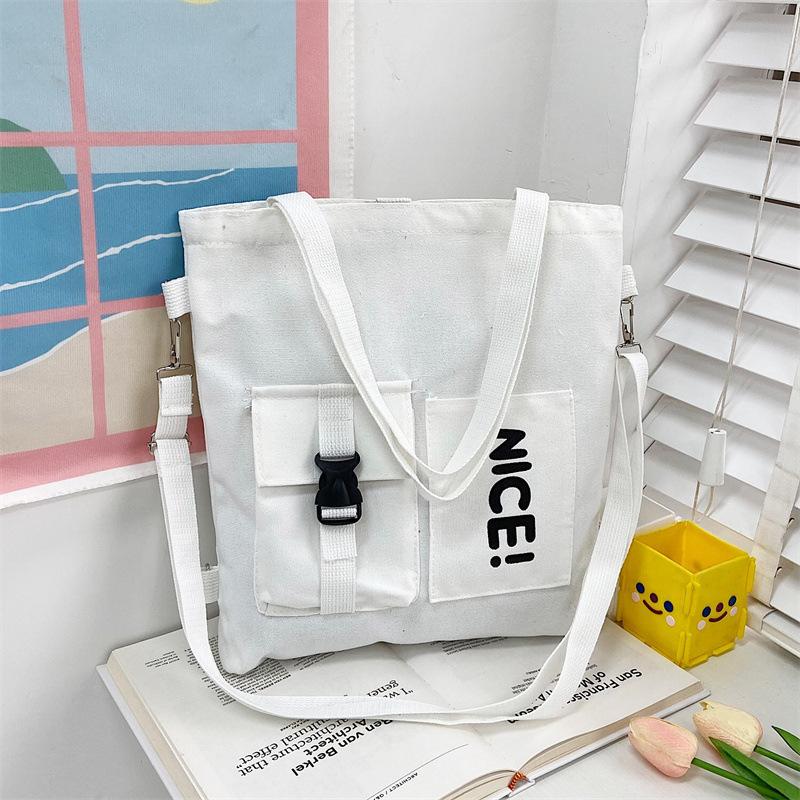 Literary bag women's 2025 Korean version of fashion women's multi-functional shoulder bag casual trend messenger bag tote bag