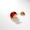 The Small Red Apple Brooch Features A Niche Design with A Sense of Sophistication. It Is A Brooch and Anti-glare Clasp for Clothes