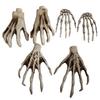 Halloween Skeleton Hands Realistic Plastic Skeleton Human Hands Model for Halloween Themed Party Decoration