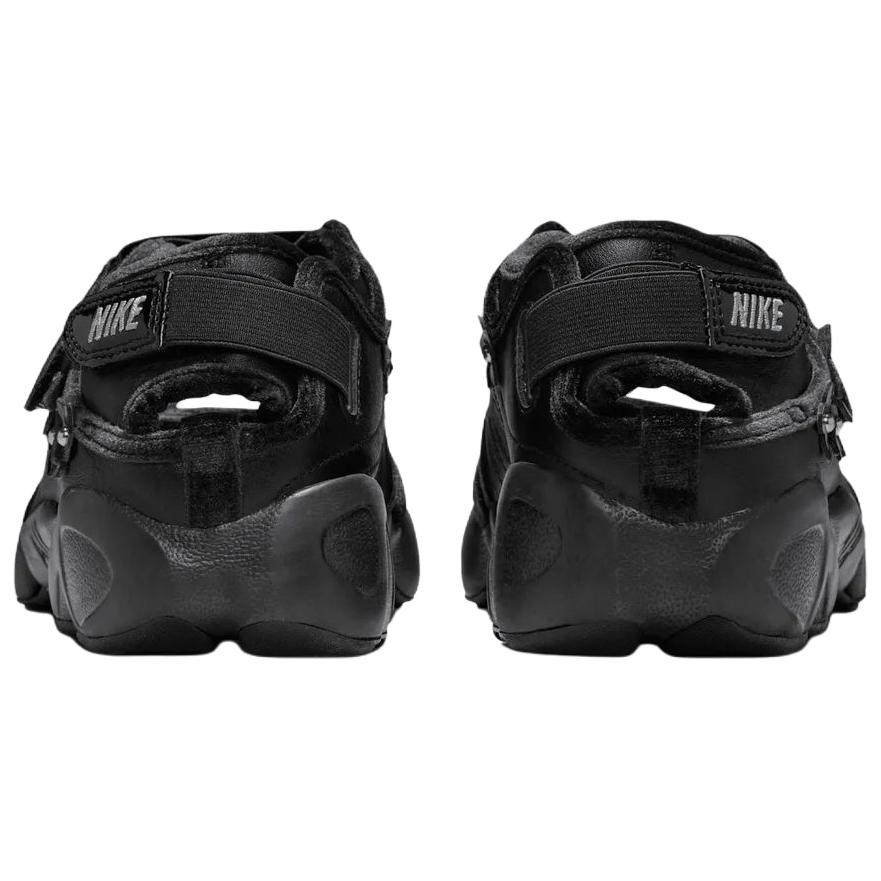 Nike Sandali Donna Air Rift Florette Nero Grigio Lupo Argento Metallico IV5682-001