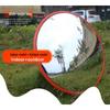 KESSZAL 80cm Outdoor Convex Security Mirror with 2m Post
