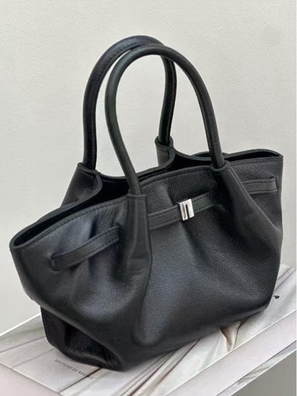 2025 High-End Retro Fashion Tote Bag: Large Capacity Basket-Style Handbag