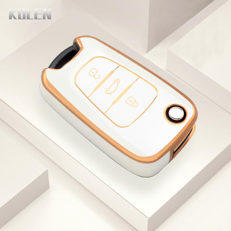 Fashion Tpu Car Folding Key Case Cover Fob For Hyundai I20 I30 Elantra Azera Veracruz Veloster Kia Rio K7 K5 Sportage Sorento