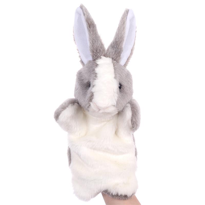 Kaninchen Handpuppe Cartoon Osterhase Finger Handschuh Stofftier Muppet Kinder Frühe Pädagogische Jungen Mädchen Theater Spielzeug Puppen
