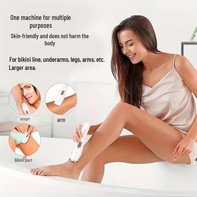 Women's Multifunctional Electric Shaver - Portable Underarm, Nose, Eyebrow, and Private Area Trimmer & Epilator