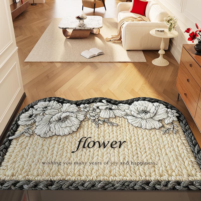 Fußmatte für den Außenbereich aus Kieselgur: Schnelltrocknende, Rutschfeste, Wasserabsorbierende Eingangsmatte für Schuhwechselbereiche.