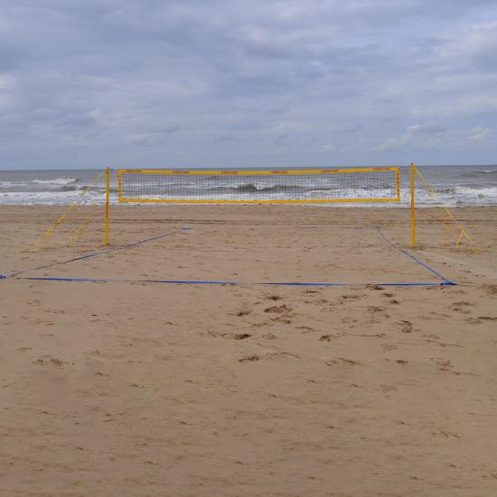 Linii de Volei pe Plajă 26.3' x 52.6' pentru Nisip Linii de Limită Lățime 2.5inch