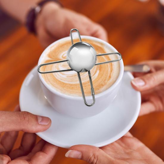 Stainless Steel Drink Chiller Reusable Coffee Cooling Ball for Cocktails Whiskey Frost-Free Beverage Sphere Drink Chilling Tool