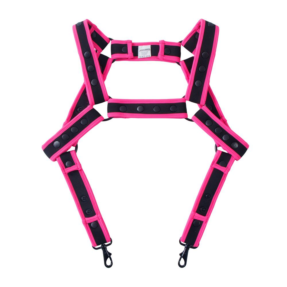 Men's Leather Body Harness Bondage Thong
