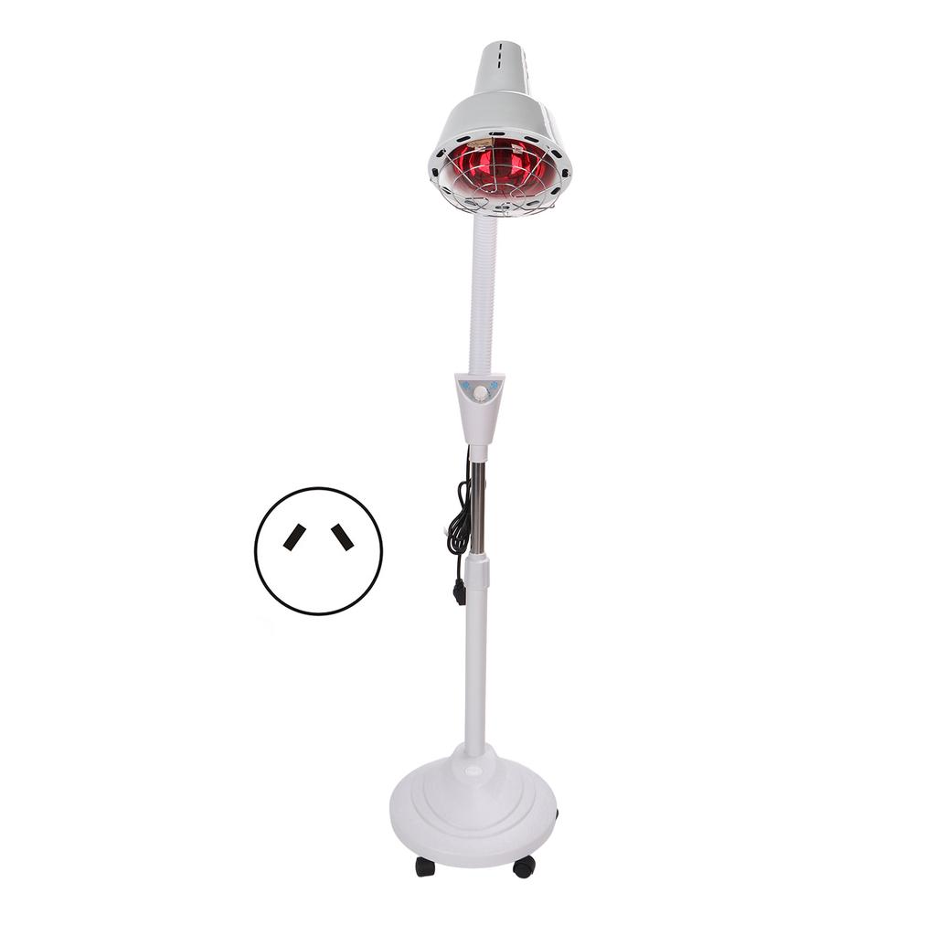 275W Infrared Heating Therapy Lamp Pain Relief Floor Stand Adjustable Skin Care Lamp
