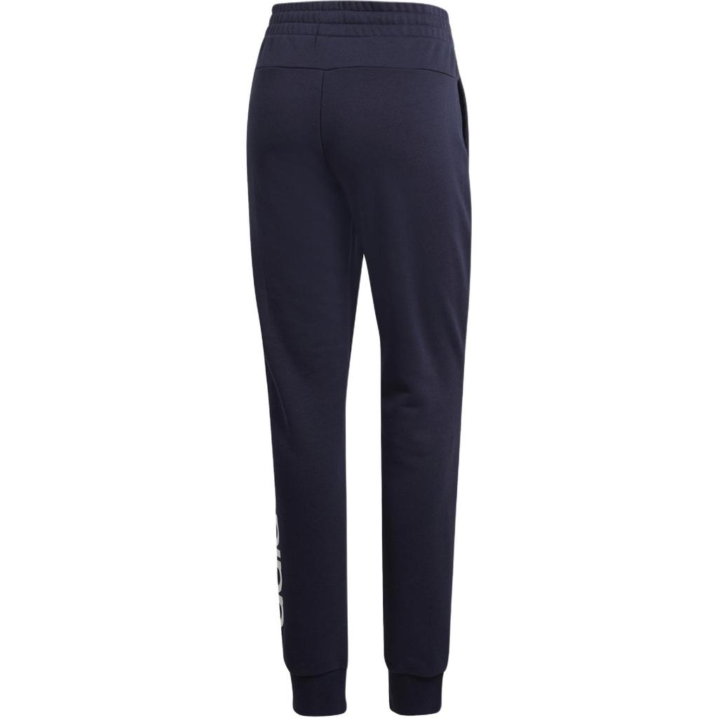 Adidas Letter Comfortable Cuffed Casual Knitted Sports Pants Women Pants Dark-Blue DU0697
