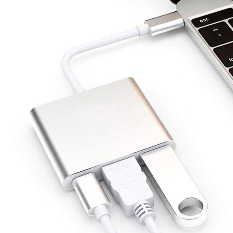 Type-c To Hdmi Notebook USB Hub Swith TYPEC Adapter Cable Mobile Phone Type-c Docking Station