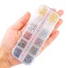 A Set Jewelry Findings 4mm/5mm/6mm/8mm/10mm Open Jump Rings Split Rings Lobster Clasps 6 Colors  Hooks Jewelry Making Supplies