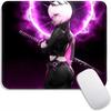Standard Mouse Pad Purple Anime Grils Gamer Cabinet Small Gaming Mousepad Travel Mouse Mat Plymouth Non-Slip Office Mousemats