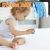 Egg Shaped Stress Relief Toy with Marble Pattern for Squeezing and Fidgeting Suitable for Home Office Use Durable Material for Repeated Use