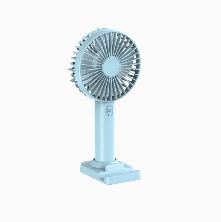 Portable Rechargeable Mini Fan with Colorful Lights, Foldable Design, and Optional Logo Printing