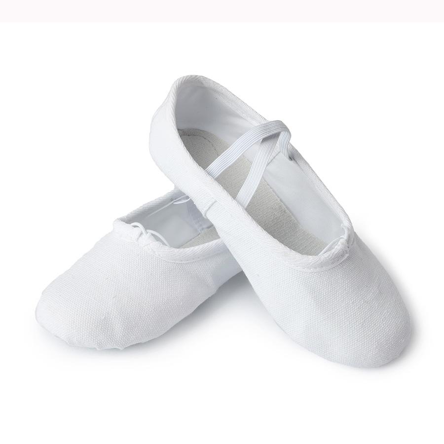 

Балетные танцевальные кожаные туфли с холщовым носком для девочек, мягкая подошва, гимнастика, катание на коньках, йога, танцы, для ежедневных тренировок, балерина, женщины 44