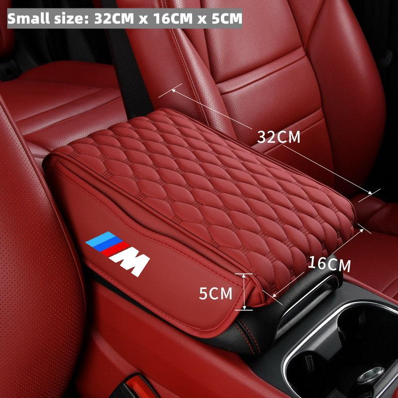 PU Leather Car Armrest Mat Center Console Arm Rest Protection Cushion For BMW M E30 E39 E46 E90 E93 E60 F10 M5 M6 M7 X4 X5 X1