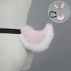 Soft Rabbits Tail Lovely Rabbits Ears Headband Plush Animal Tail Decorations Rabbits Ears Headwear for Halloween Party