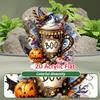 2D Flat Halloween DIY Table Top Diamond Painting Ornament Kits Desktop Diamond Art Kits 5D DIY Diamond Art Tabletop Decorations
