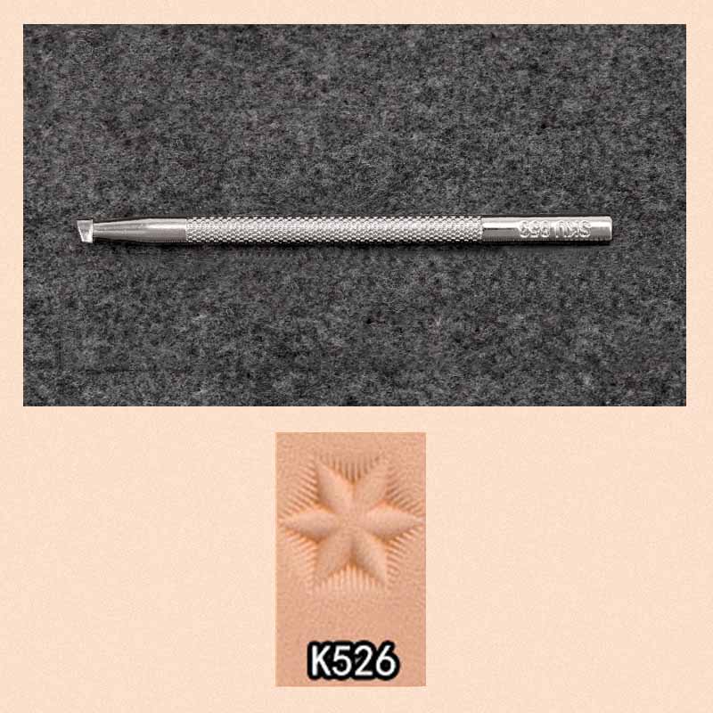 Leather Carving Printing Manual DIY Leather Alloy Printing Tools Special Printing Tools for Carving and Knocking Flowers K536
