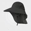 Classic Large Brim Fishing Sun Hat, Outdoor Fishing Hat, Sun Hat, Face Shield, With Shawl, Quick-Dry Waterproof, Sun Protection