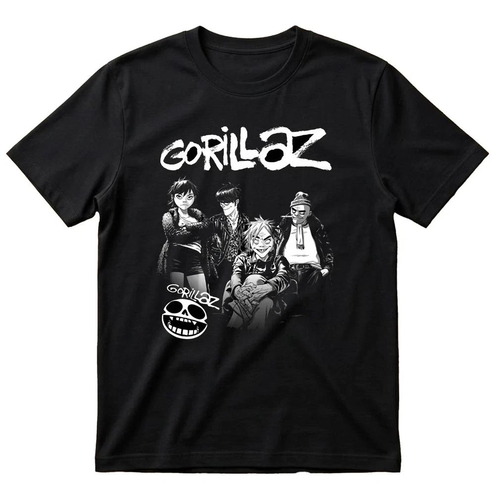 Gorillaz Band Graphic TShirt 90s Alternative Rock Cartoon Band Tee Indie top S
