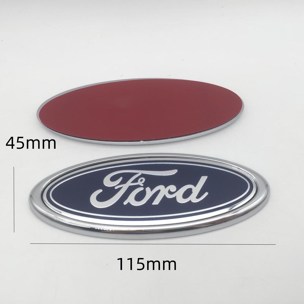 Samolepka na auto 1ks 3D modrá pro ford Přední kapota auta Znak na kapotě Zadní nárazník Kufr Kryty volantu Samolepka Odznak D