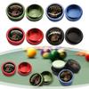Aluminum Zinc Zinc Alloy Pool Chalk Holder Round Shaped Chalk Tip Case  Billiards Accessories
