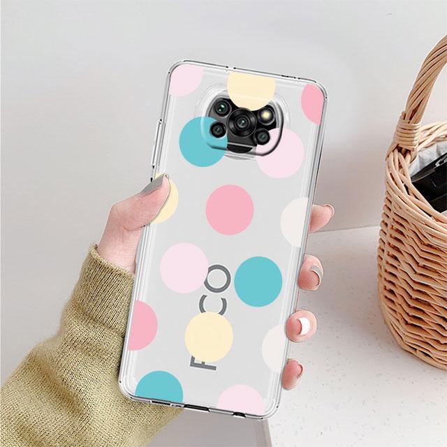 Smiley Face Streifen Klare Hülle Für Xiaomi Mi Poco X3 NFC M3 Pro F3 F1 11 Lite 12 Redmi Note 10 9S 8 7 9 Weiche Handyhülle