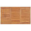 5 Piece Garden Dining Set Solid Teak Wood