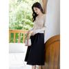MOCANA Women's Elegant Long-Sleeve Midi Dress