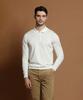 PANICALE White Half-Zip Polo Knit (Type A)