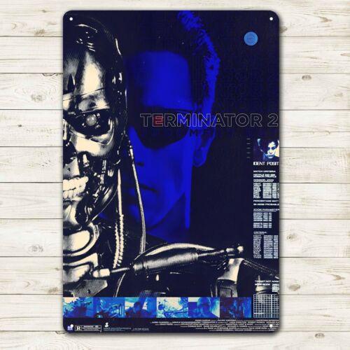 

Terminator 2 Movie Metal Poster Tin Sign 20x30cm Collectable Plate aluminum aluminum 20x30cm