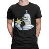 Futurama Cartoon Strip Print T-shirts voor Mannen Vrouwen 100% Katoen T-shirt Kleding
