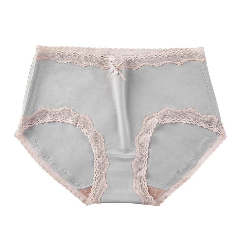 Modal Antibacterial Underwear Mid Waist Fashion Underwear Breathable Underwear Minimalist Underwear Women's Triangle Pants