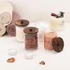 1/2/3/4 Pack Qtip Holder Bathroom Set, 10 oz Restroom Bathroom Organizers and Storage Containers, Clear Plastic Apothecary Jars