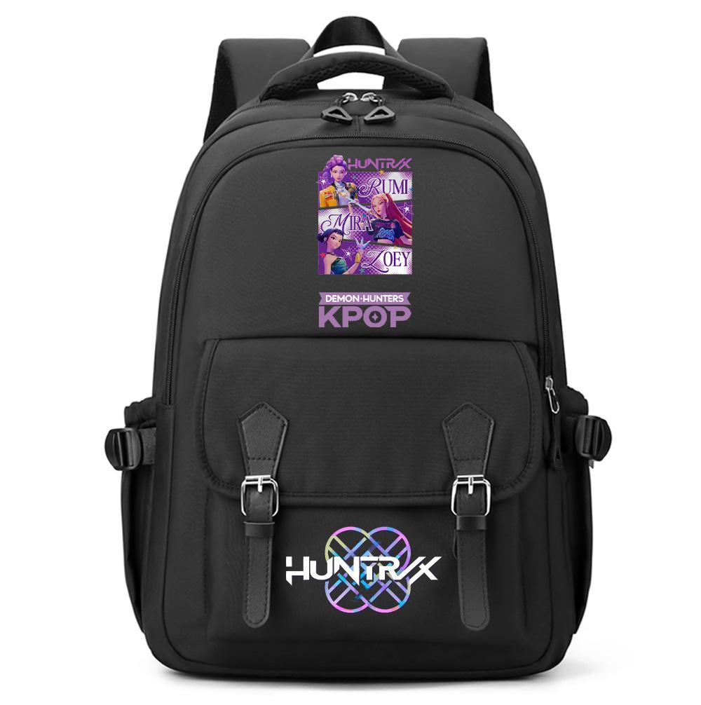 Anime Cute Cartoon Kpop Demon Hunters Printed Large Capacity Backpack for Teenger Student Girl Boy Schoolbag Bookbag Women Waterproof Travel Bag