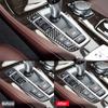 AAACH1 For BMW 5 Series F10 F18 2011-2017 Car Accessories Carbon Fiber Interior Car Gear Shift Panel Buttons Trim Frame Cover Stickers