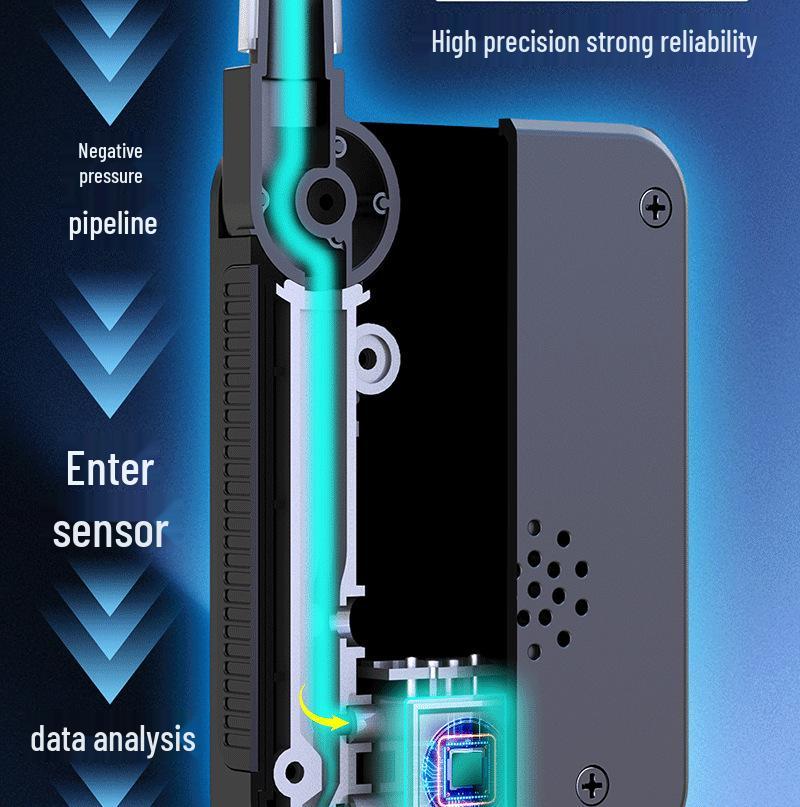 High-Precision Portable Electrochemical Breathalyzer for Professional Alcohol Testing